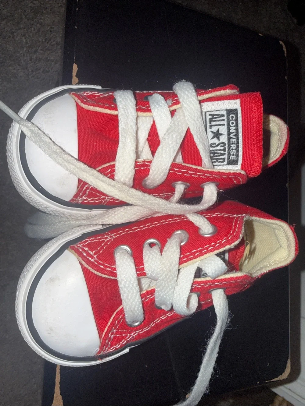 Converse All Star Toddler Red Canvas Sneakers